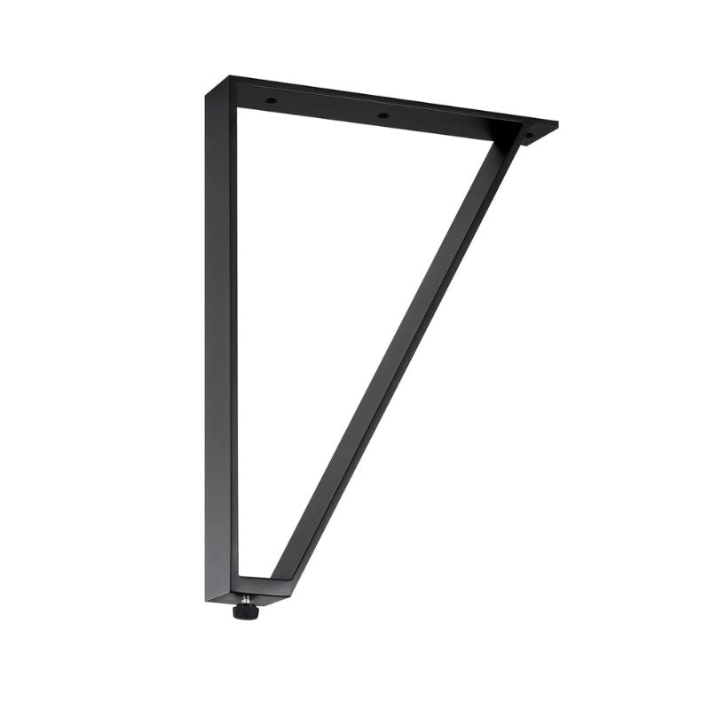 Blossom Matte Black Heavy-Duty Metal Vanity Legs – Modern Triangular Support - Quality Home Distribution