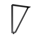 Blossom Matte Black Heavy-Duty Metal Vanity Legs – Modern Triangular Support - Quality Home Distribution
