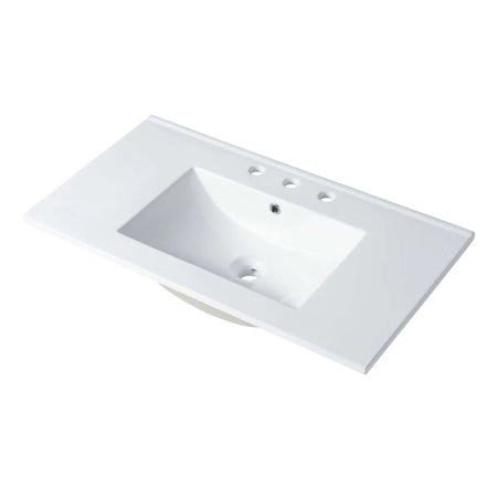 Blossom Premium Ceramic Top-Mount Integrated Bathroom Basin - Quality Home Distribution
