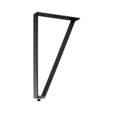 Blossom Matte Black Heavy-Duty Metal Vanity Legs – Modern Triangular Support - Quality Home Distribution