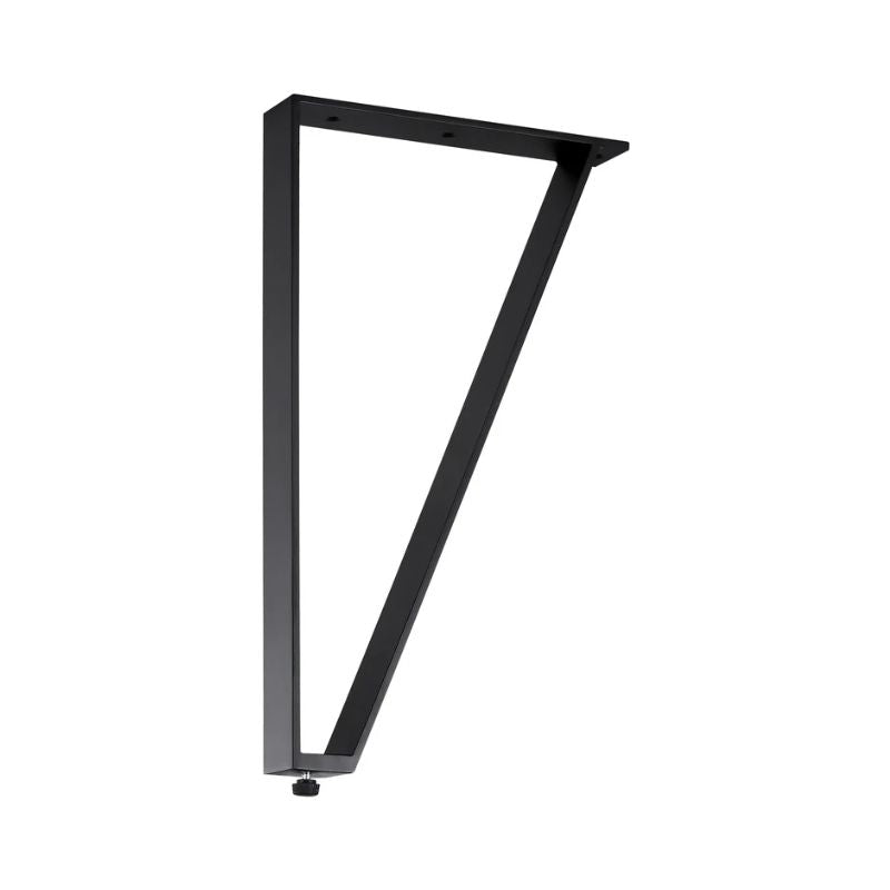 Blossom Matte Black Heavy-Duty Metal Vanity Legs – Modern Triangular Support - Quality Home Distribution