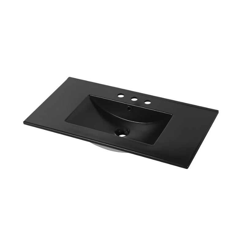Blossom Premium Ceramic Top-Mount Integrated Bathroom Basin - Quality Home Distribution