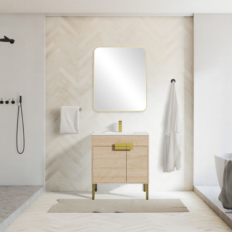 Blossom Bari 030 Modern Free-Standing Bathroom Vanity with Adjustable Storage - Quality Home Distribution