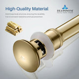 Blossom 1-1/4" Premium Brass Pop-Up Sink Drain with Overflow - Quality Home Distribution