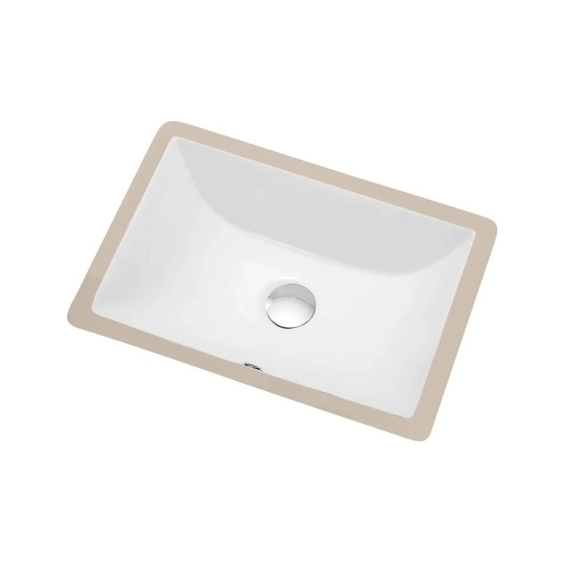 Blossom Rectangular Ceramic Undermount Bathroom Basin - Quality Home Distribution