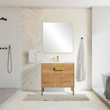 Blossom Bari 030 Modern Free-Standing Bathroom Vanity with Adjustable Storage - Quality Home Distribution