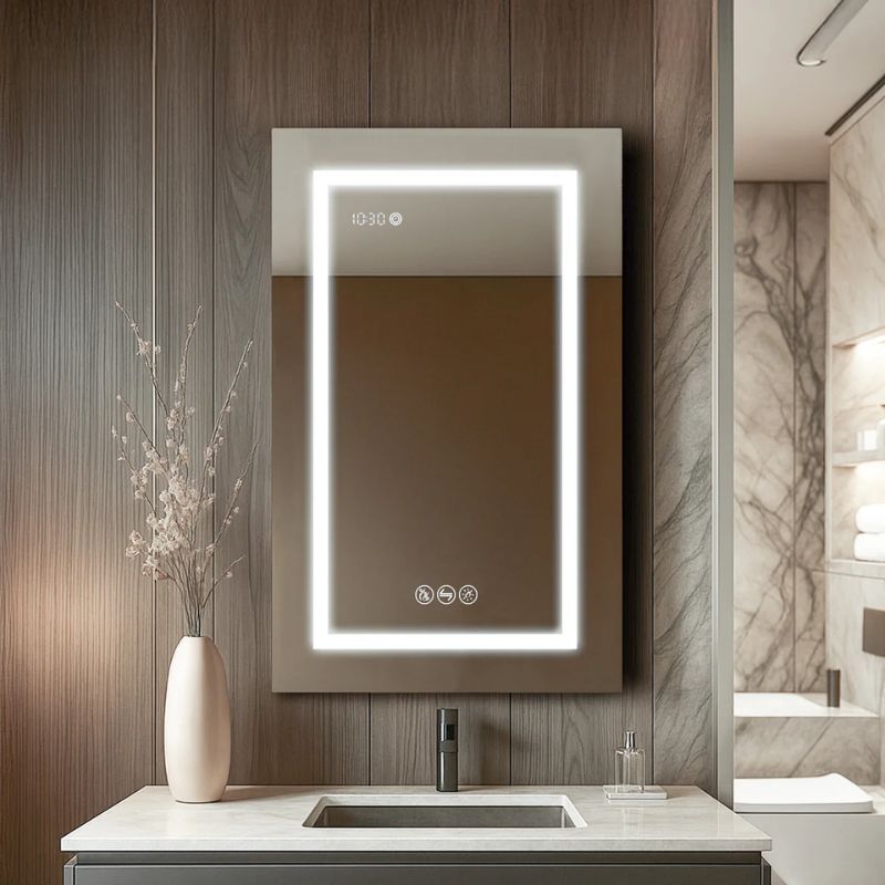 Blossom Asta LED Medicine Cabinet with Built-In Defogger and Triple Mirror Design - Quality Home Distribution