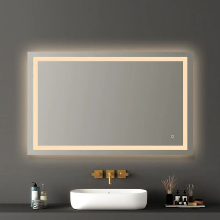 Blossom Lyra Frameless LED Bathroom Mirror with Integrated Defogger - Quality Home Distribution