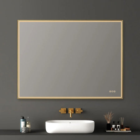 Blossom Stellar LED Framed Mirror with Built-In Defogger and Dimmable Lighting - Quality Home Distribution