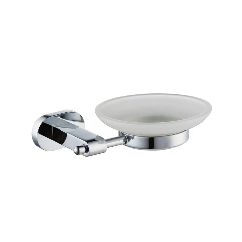 Blossom 300 Series Modern Wall-Mounted Soap Dish with Frosted Glass - Quality Home Distribution