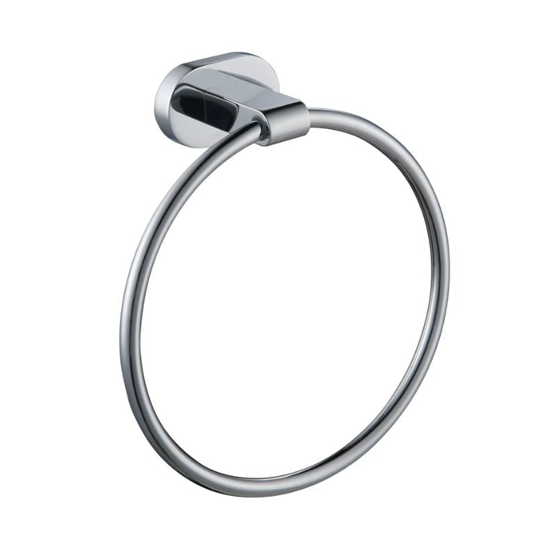 Blossom 300 Series Modern Wall-Mounted Circular Towel Ring - Quality Home Distribution