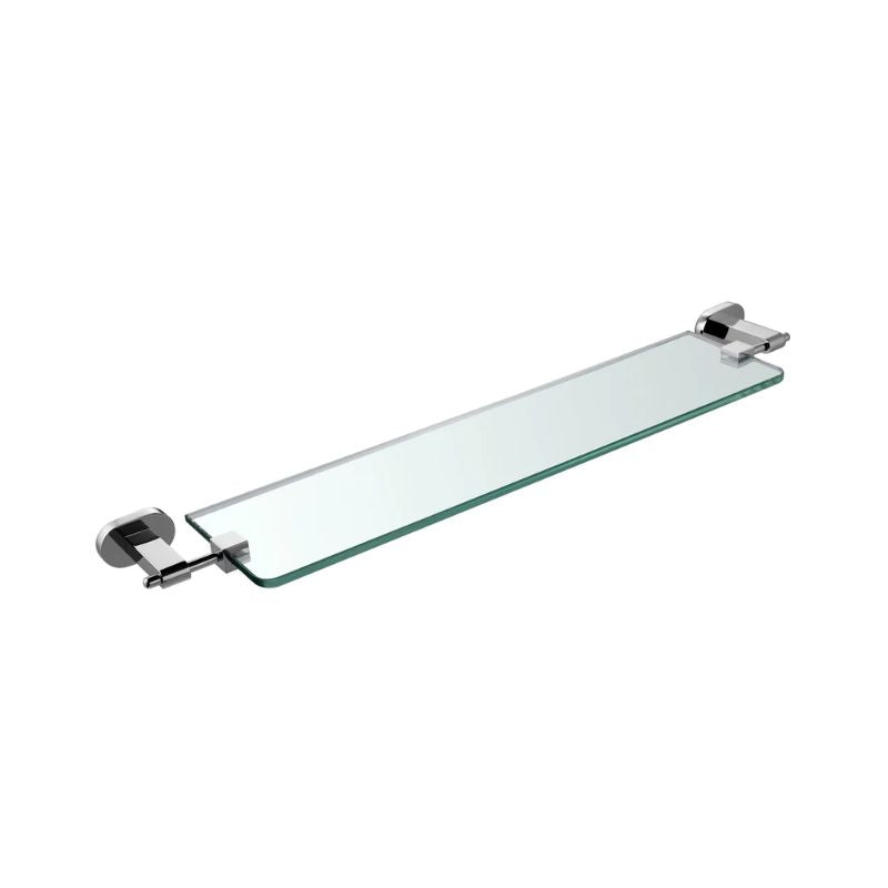 Blossom 300 Series Modern Wall-Mounted Tempered Glass Bathroom Shelf