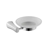 Blossom 400 Series Elegant Wall-Mounted Soap Dish with Frosted Glass - Quality Home Distribution
