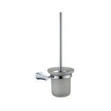Blossom 400 Series Modern Wall-Mounted Toilet Brush Holder with Frosted Glass - Quality Home Distribution