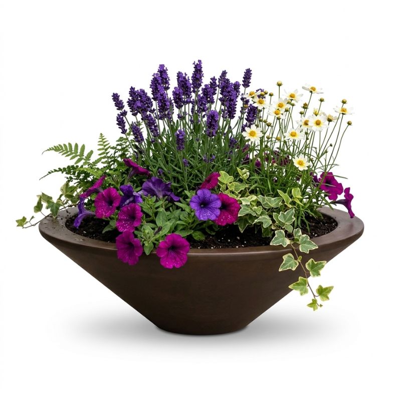 Archpot Geo Round Low Planter - Quality Home Distribution