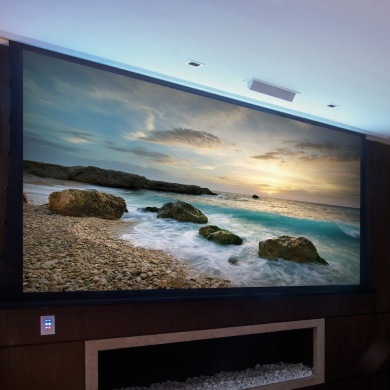 EluneVision Aurora 4K Ambient Light Rejection NanoEdge Screen | 2.35:1 Cinema Scope Format - Quality Home Distribution