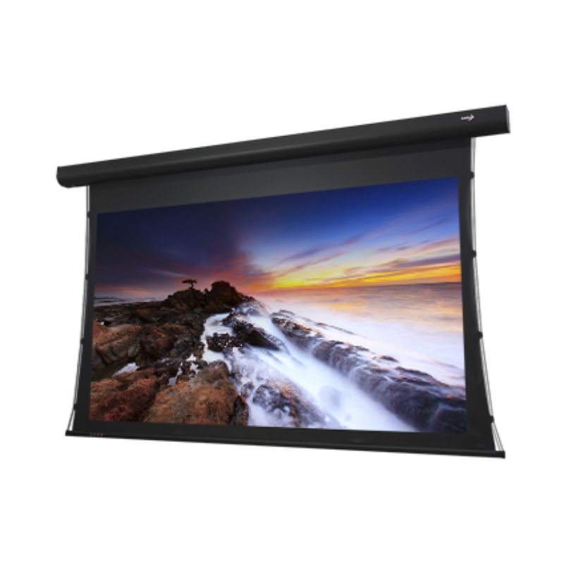 EluneVision Aurora 4K Ambient Light Rejection Motorized Tab-Tensioned Screen - Quality Home Distribution