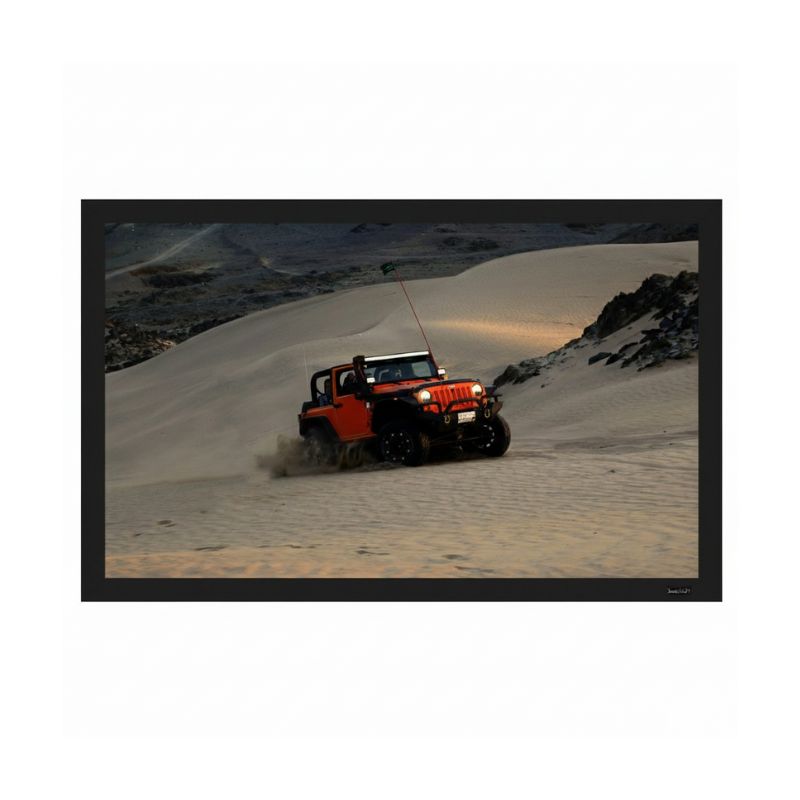 EluneVision Elara Fixed-Frame Projector Screen | 16:9 High Definition Format - Quality Home Distribution