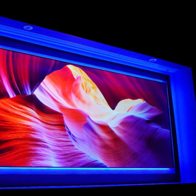 EluneVision Elara NanoEdge Fixed-Frame Screen | 16:9 High Definition Format - Quality Home Distribution