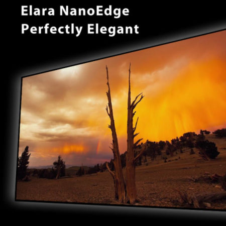 EluneVision Elara NanoEdge Fixed-Frame Screen | 16:9 High Definition Format - Quality Home Distribution