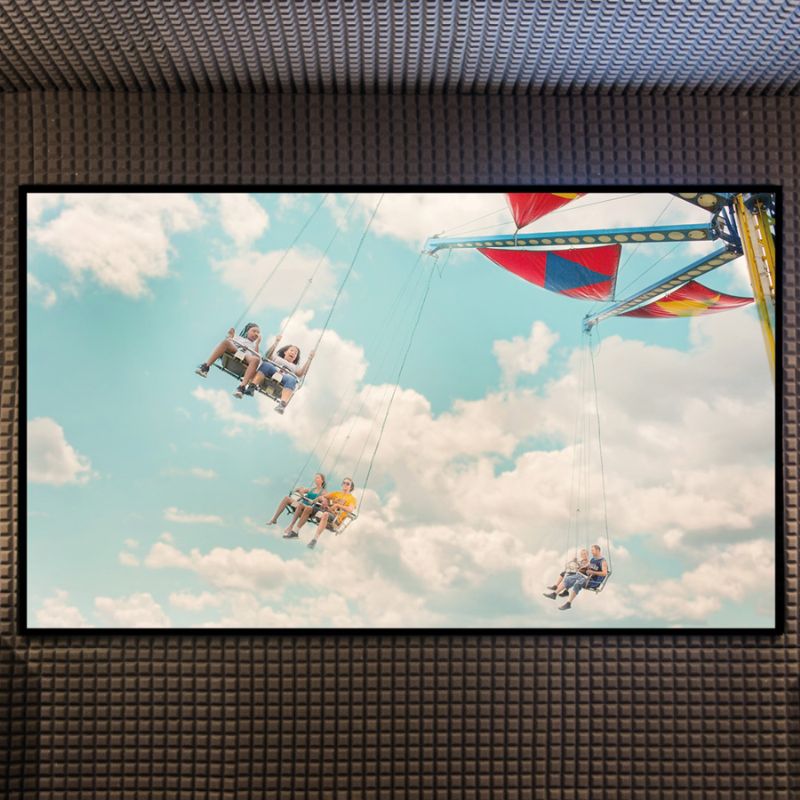 EluneVision Reference Studio 4K Slim Fixed-Frame Screen | 2.35:1 Cinema Scope Format - Quality Home Distribution