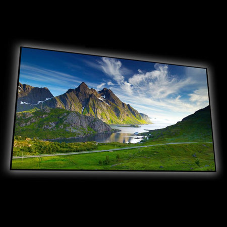 EluneVision Reference Studio 4K Slim Fixed-Frame Screen | 2.35:1 Cinema Scope Format - Quality Home Distribution