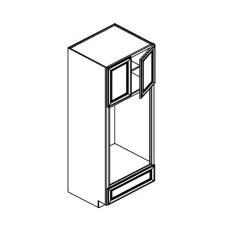 JWQ Single Wall Oven Pantry - 33" Wide Cabinet - Quality Home Distribution