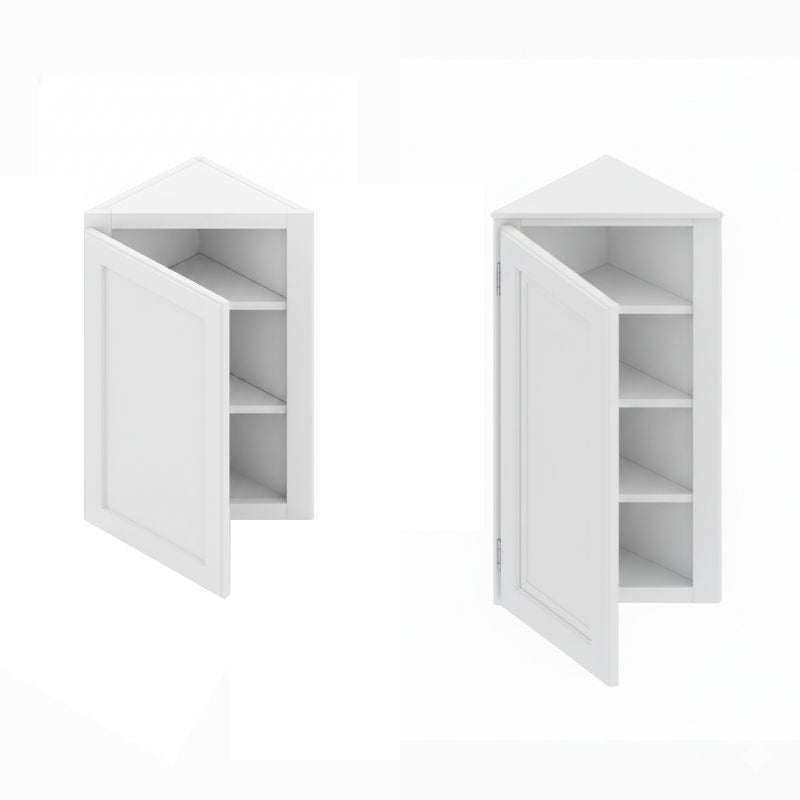JWQ Wall Angle Corner Cabinet - Diagonal Corner Storage - Quality Home Distribution