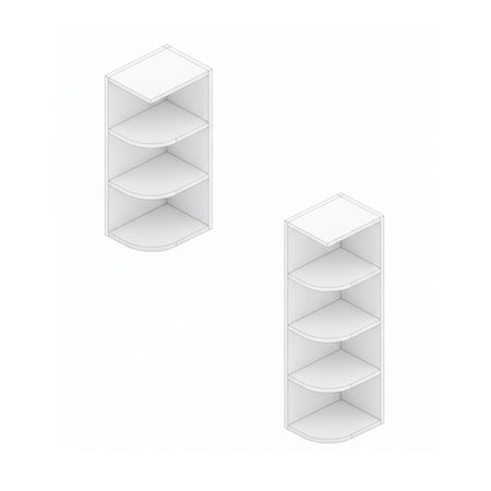 JWQ Wall End Shelf Cabinet - Open Decorative Display - Quality Home Distribution