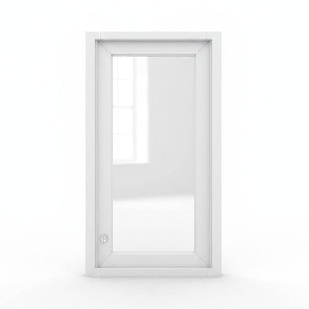 JWQ Wall Glass Door with Clear Glass Included - Quality Home Distribution