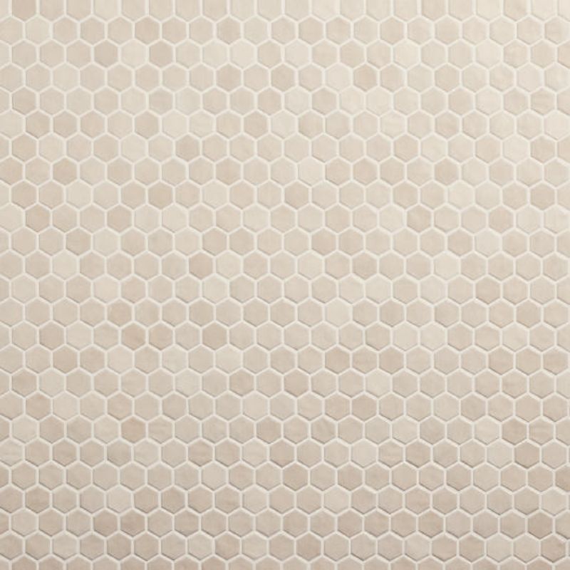 American Olean Almond Studio Haven Ceramic Tile - Hexagon Zoomed
