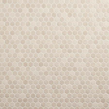 American Olean Almond Studio Haven Ceramic Tile - Hexagon Zoomed