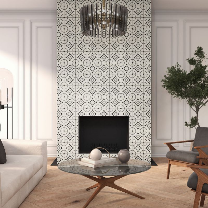 American Olean Belmont Marble-Look Porcelain Tile - Lifestyle 1