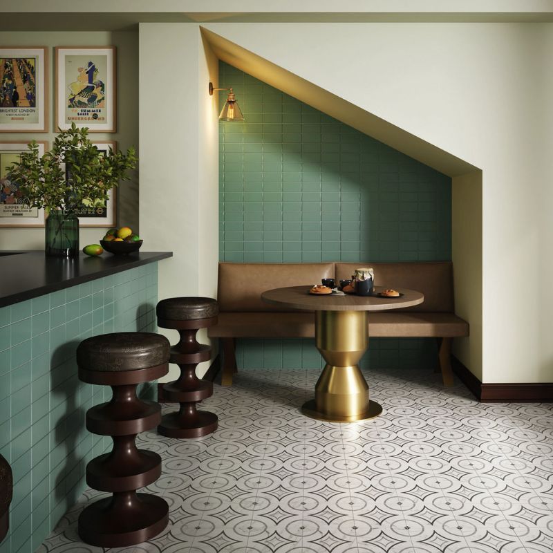 American Olean Belmont Marble-Look Porcelain Tile - Lifestyle 2