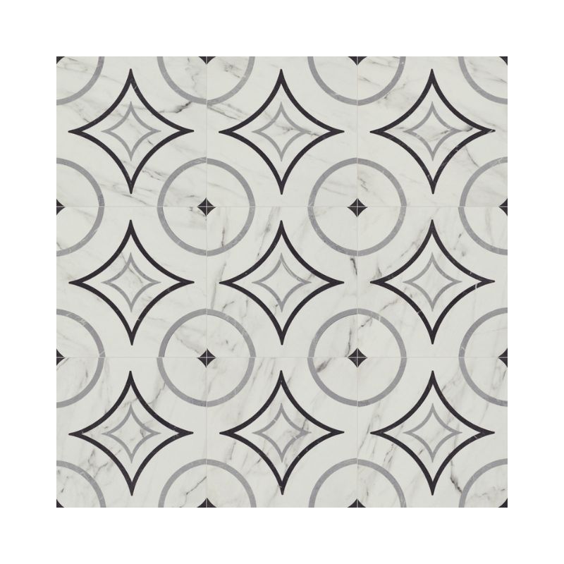 American Olean Belmont Marble-Look Porcelain Tile - Square Multiple