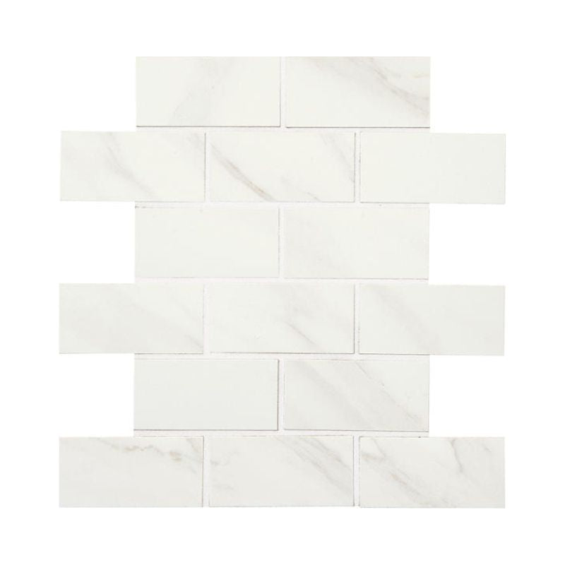 American Olean Bianco Carrara Marble-Look Porcelain Tile - Rectangle