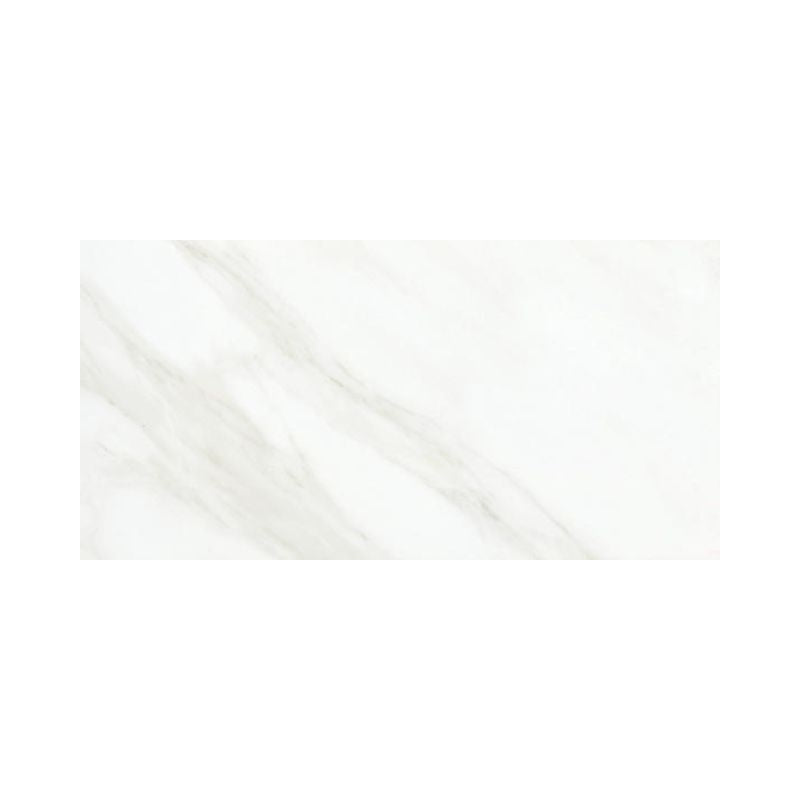 American Olean Bianco Carrara Marble-Look Porcelain Tile - Rectangle