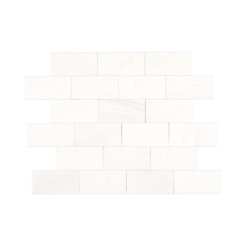 American Olean Contempo White Premium Marble Tile - Rectangle