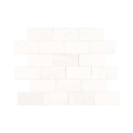 American Olean Contempo White Premium Marble Tile - Rectangle