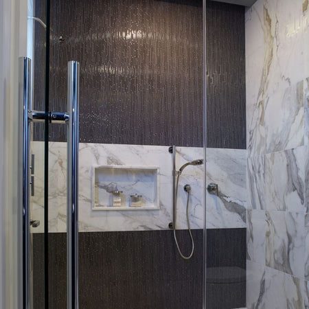 American Olean Calacatta Gold Natural Marble Tile - Lifestyle