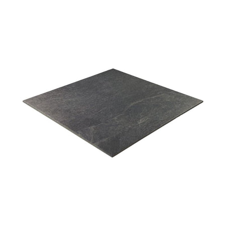 American Olean Charred Gray Constant Porcelain Tile - Square Flat