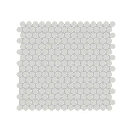 American Olean Color Story Mosaics Balance Ceramic Tile - Penny Rounds
