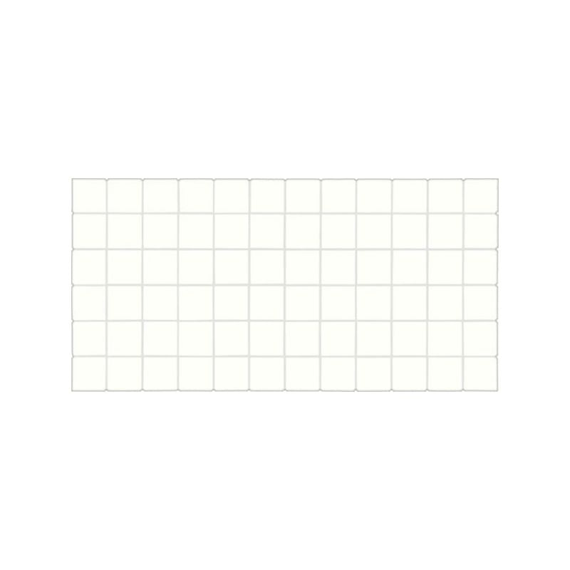 American Olean Color Story Mosaics Ice White Ceramic Tile - Straight Joint