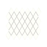 American Olean Color Story Mosaics Ice White Ceramic Tile - Harlequin