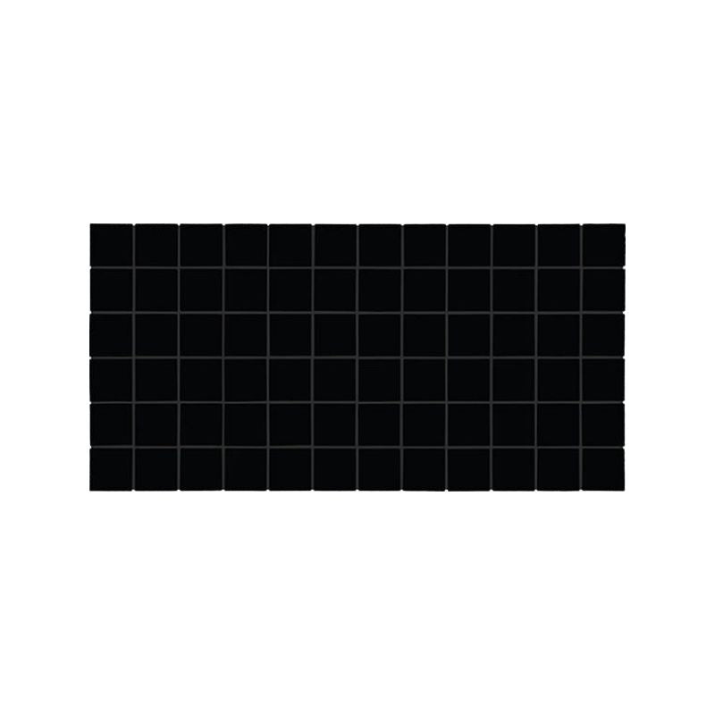American Olean Color Story Mosaics Matte Black Ceramic Tile - Straight Joint
