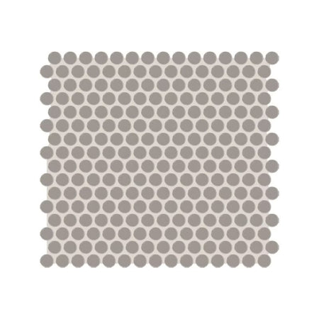 American Olean Color Story Mosaics Matte Dependable Ceramic Tile - Penny Rounds