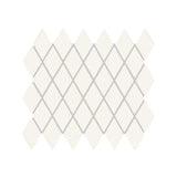 American Olean Matte Designer White Mosaic Tile - Harlequin