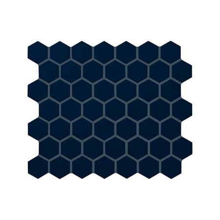 American Olean Color Story Mosaics Navy Ceramic Tile - Hexagon