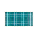 American Olean Color Story Mosaics Peacock Blue Ceramic Tile - Straight Joint