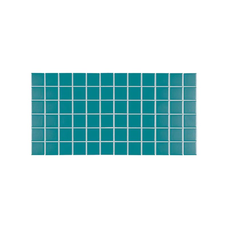 American Olean Color Story Mosaics Peacock Blue Ceramic Tile - Straight Joint